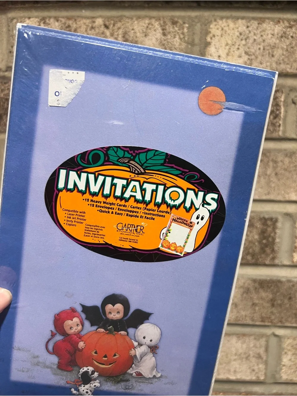 Vintage Halloween vote pad / invitations